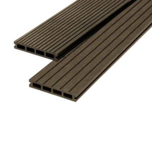 Charcoal 23mm Double Sided Estandar Decking Board (146mm x 3,600mm)