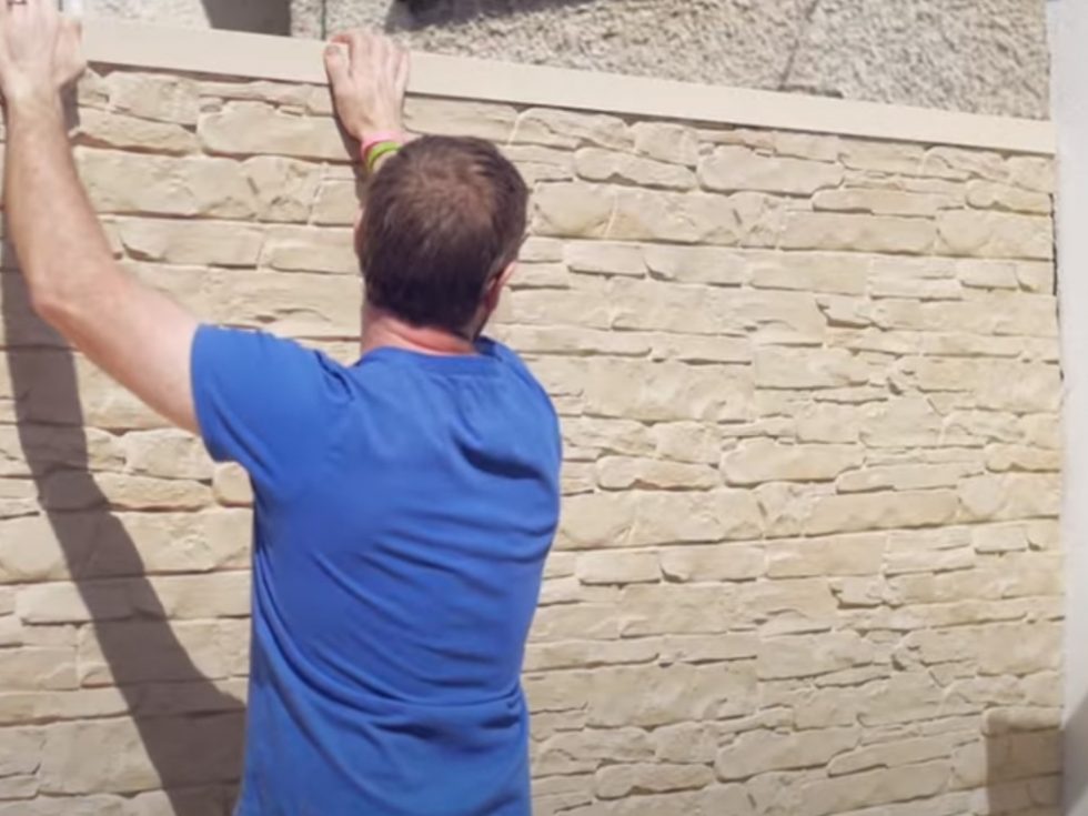How to install garden wall cladding Celuplast Shop online