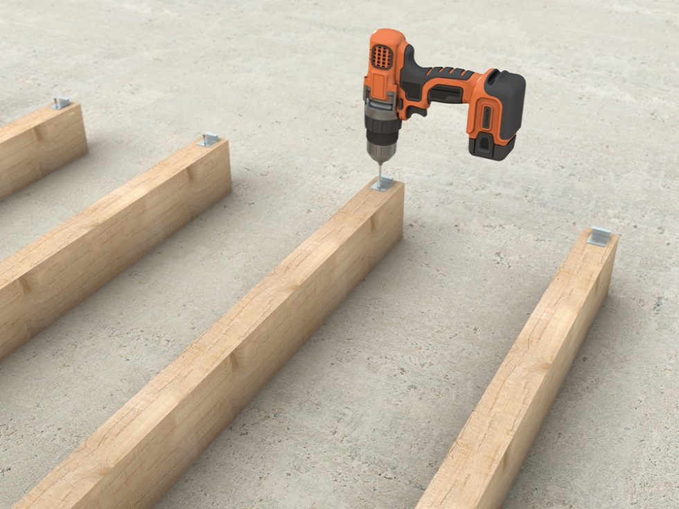 How to install composite decking