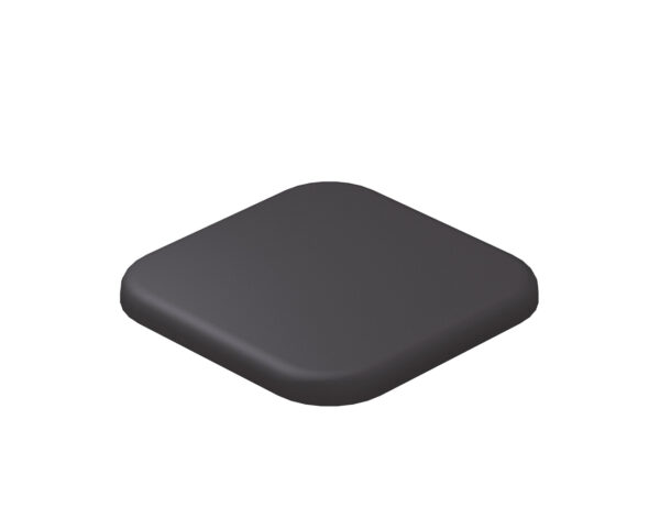 Composite Fencing Aluminum Fence Post Cap Charcoal
