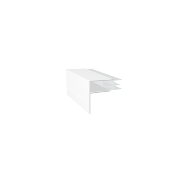 F Section White 10mm