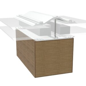 Capex Bar 6.0M White 60mm