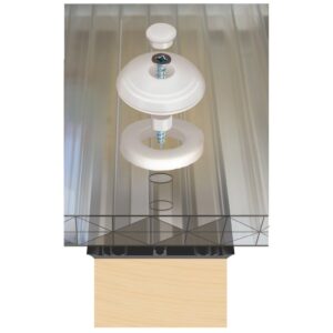 Capex Buttons White 10mm