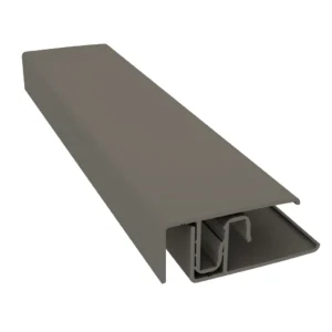 2-part Aluminium Edge Trim Graphite