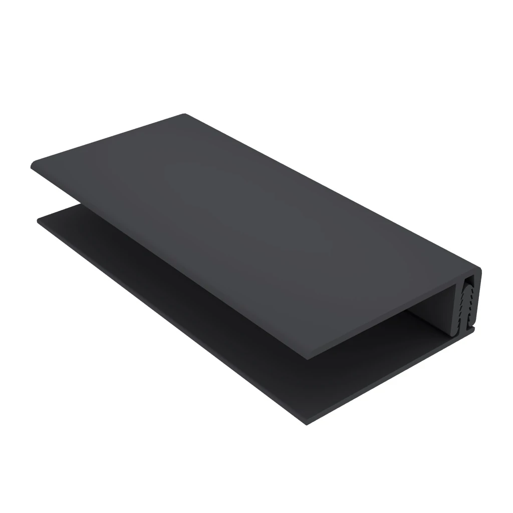 2-part PVC Edge Trim Antracite Grey